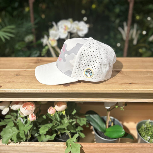 Snow Camo "Let's Play Some Pickleball" Performance Hat