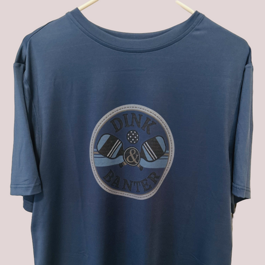 Mens Blue Performance Shirt