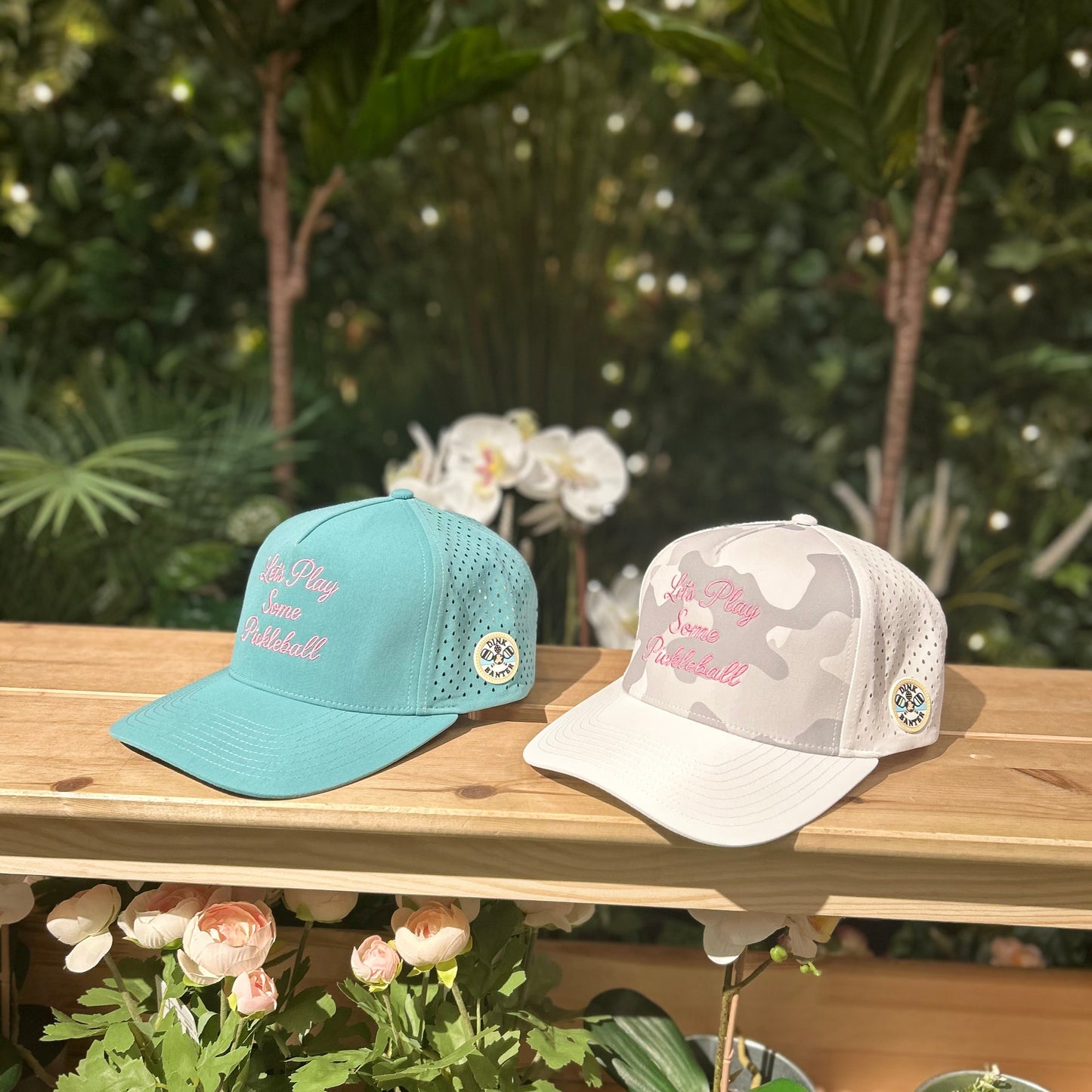 Snow Camo "Let's Play Some Pickleball" Performance Hat