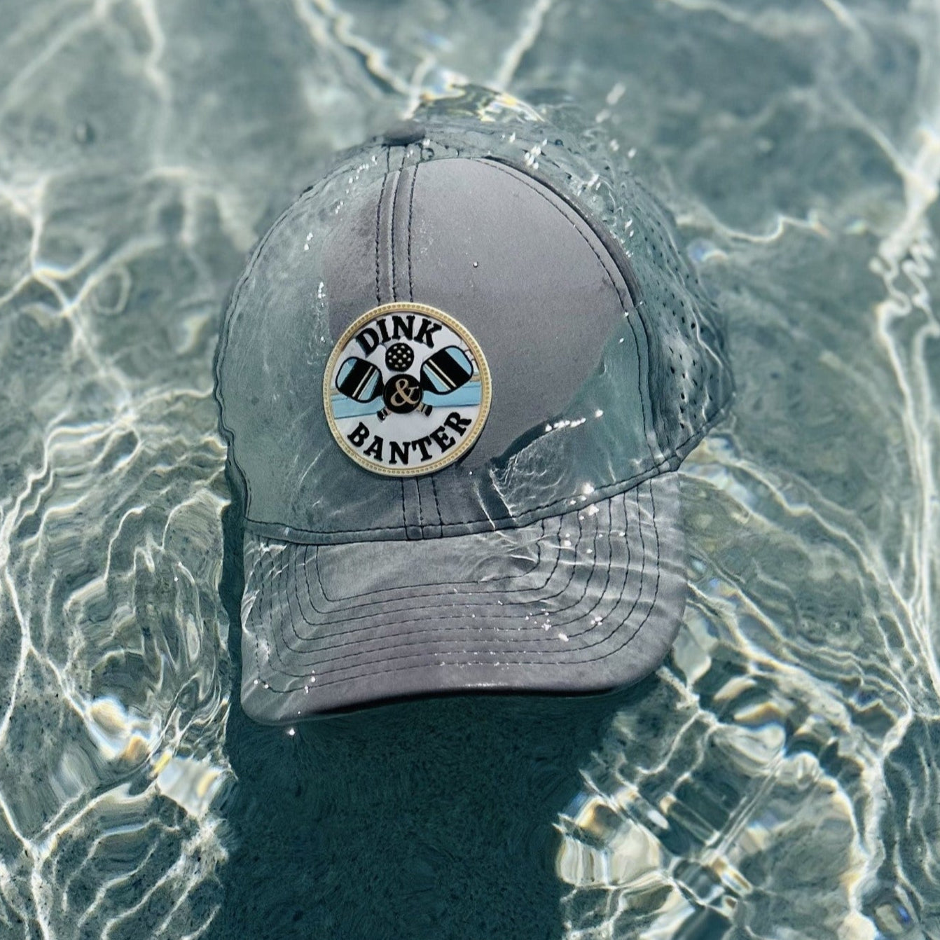 Gray Bantermode Performance Hat – Dink & Banter